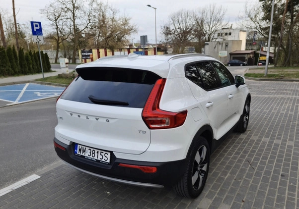 Volvo XC 40 cena 114900 przebieg: 47500, rok produkcji 2019 z Sulejówek małe 191